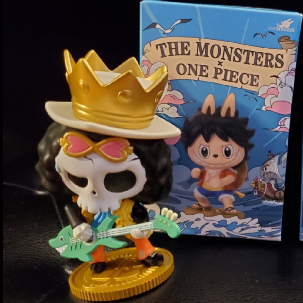 POP MART x One Piece Brook Labubu Figurine